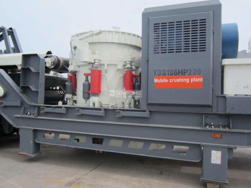 100tph Combination Stone Mobile Cone Crusher Station