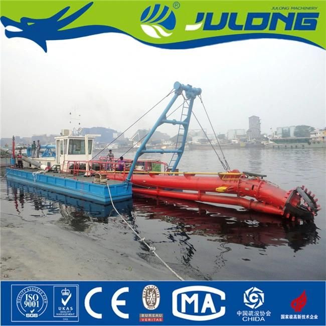 Julong Cutter Suction Dredger with Operation Guidance at Site