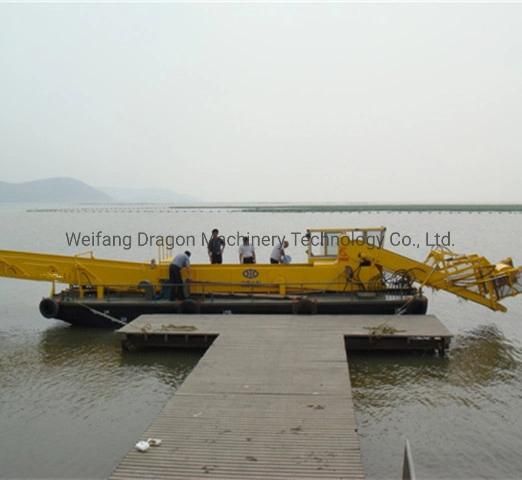 Big Size Water Weed Aquatic Weed Chpping Breaking Harvester Machine