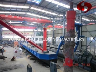 Hydraulic Dredging Sand Via Floating Pipe (CSD 500)