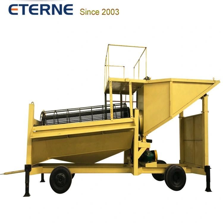 Alluvial Movable Gold Mining Trommel Screen