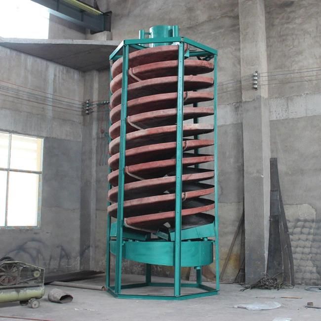 Spiral Chute Gravity Separator Price Gravity Separator Gold Spiral Chute Chromite Processing Plant for Sale