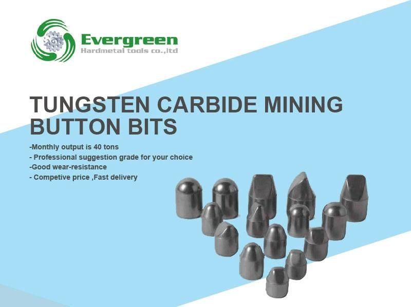 Tungsten Carbide Drilling Buttons for Mining