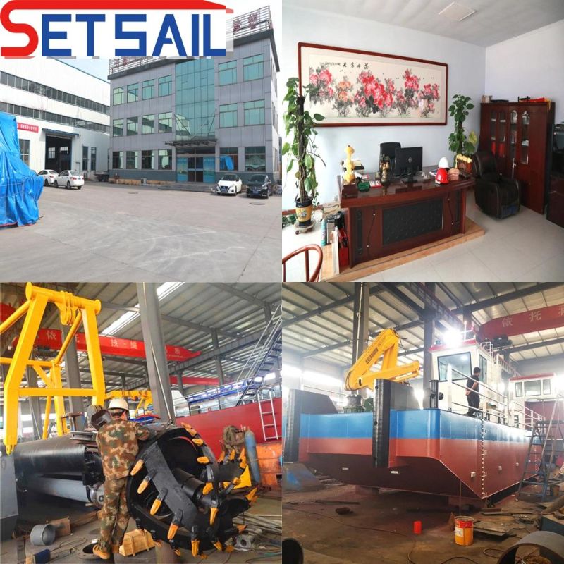 Customized Water Flow 5500m3 hydraulic Diesel Engine Cutter Suction Dredger