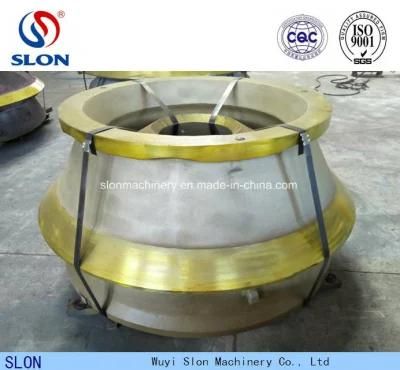 Manganese Steel Casting Nordberg Spare Concave Cone Crusher Parts