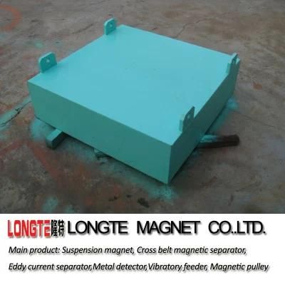 Suspended Conveyor Belt Permanent Magnet Protect Crusher From Damage