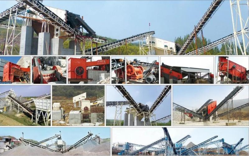 Stone Crushers Including Jaw Crusher, Cone Crusher, Impact Crusher, Hammer Crusher for Ore Crushing Plant