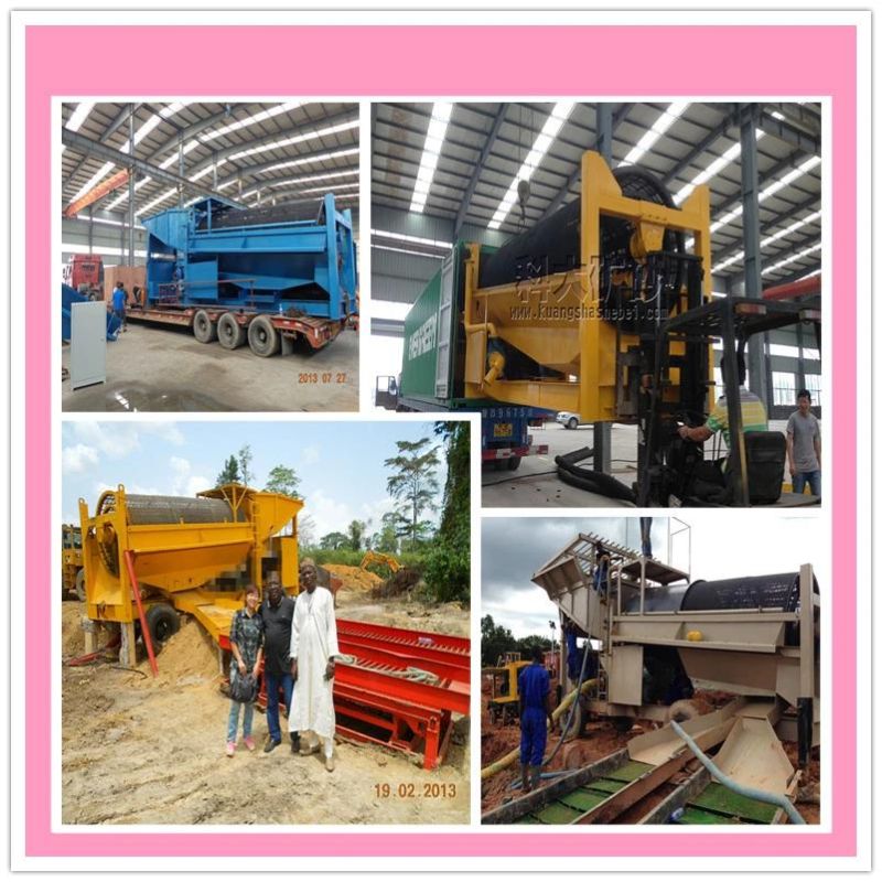 Keda Alluvial Gold Mining Drum Trommel