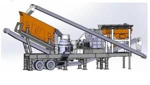 Mobile Feeder Cone Crusher Screening Plant for Stone Crushing Site