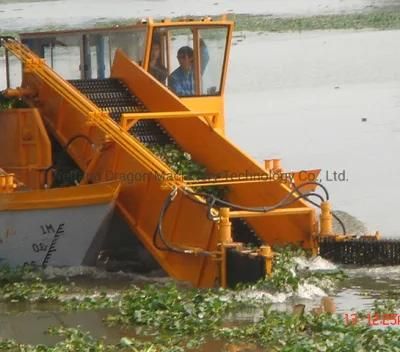 Water Hyacinth Reed Cutter Cutting Ship /Rubbish Collection Cleaning Boat