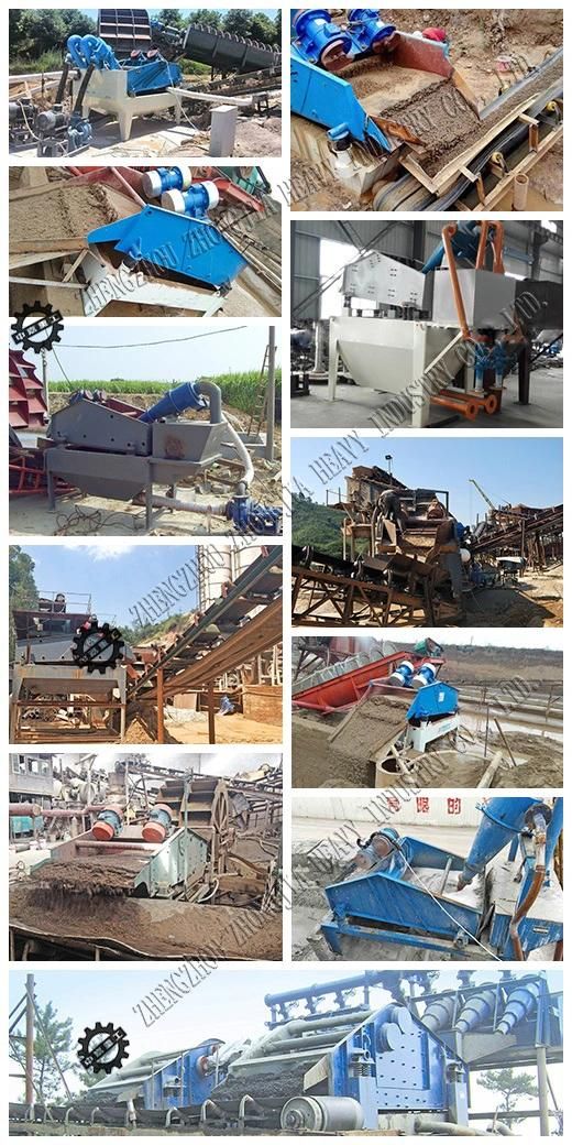 Dewatering Vibrating Screen Cyclone Separator Spiral Separator Machine