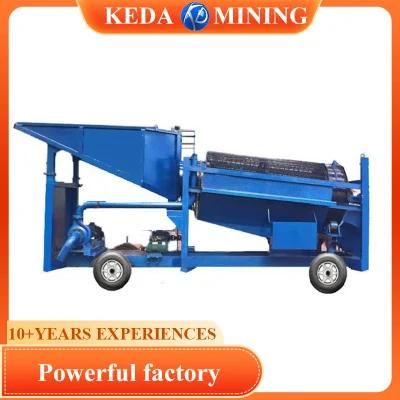 Keda Best Price Mobile Screen Gold Mining Trommel Plant