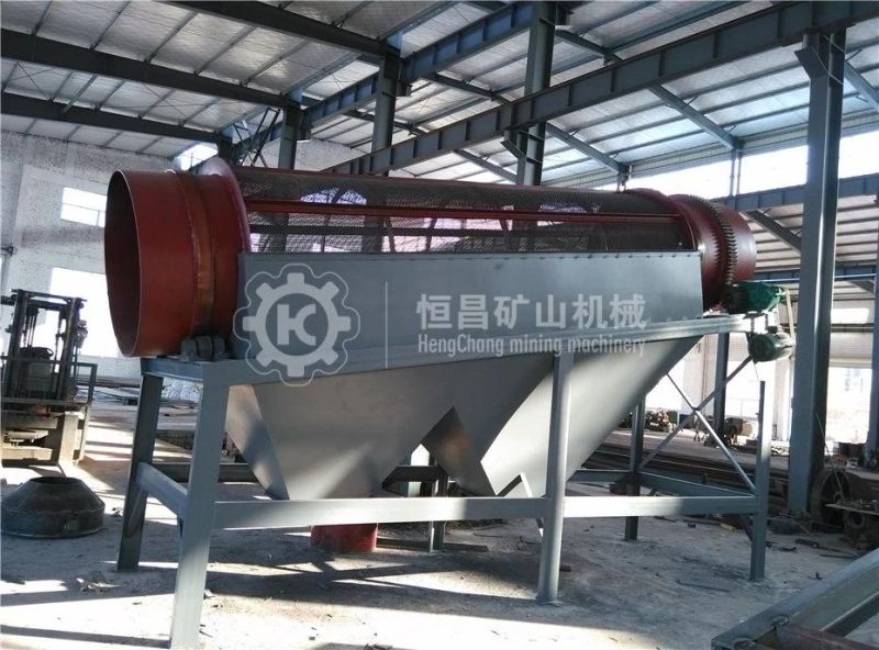 Alluvial Gold and Rock Gold Mining Washing Plant Gold Trommel with 2 Layers