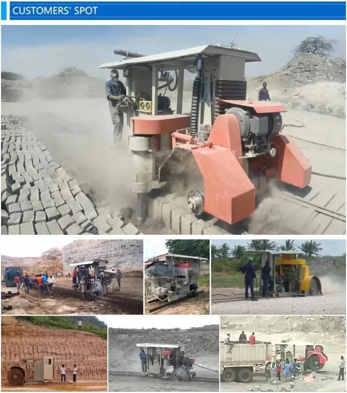 Hkss-1400 Hualong Manufacturer Sandstone Rock Brick Cutter Cutting Machine Price for Softstone Limestone Laterite