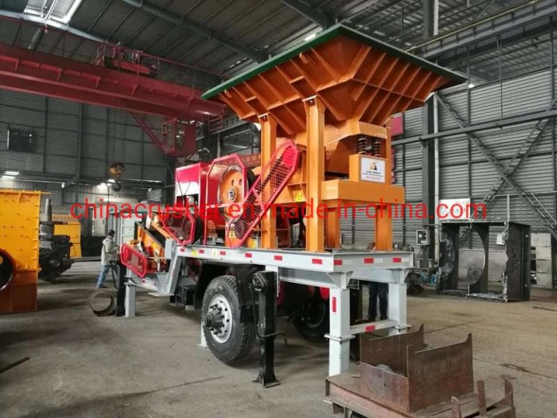 Small Capacity 5-10 T/H Rock/Stone Mobile Crusher