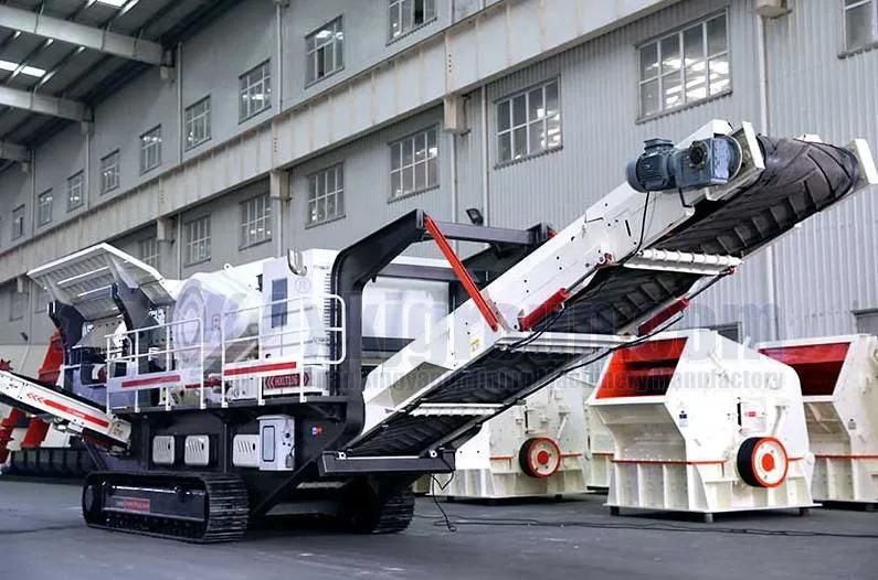 High Technical Cement Impact Mobile Crushing Machinery Station Crushing Station