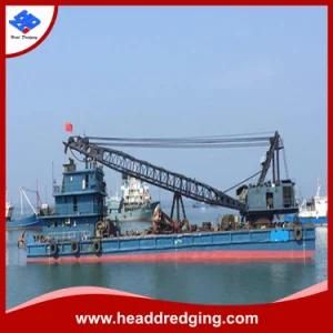 Ready in Stock New Sand Suction Dredger Equipped with Cutter Head or Suction Head