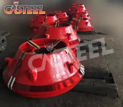 Shanghai Jianshe Pyfb0917 Combined Cone Crusher Parts, Concave Liner Mantle