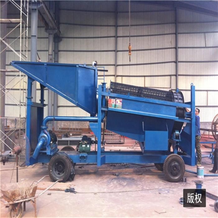 Keda Mobile Trommel Screen Gold Mining Equipment Gold Wash Plant