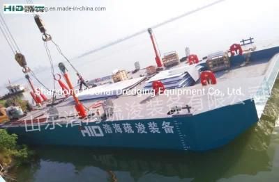 China Biggest Dredging Equipment Manufacture Sand Barge for Mining Equipment/Heavy ...