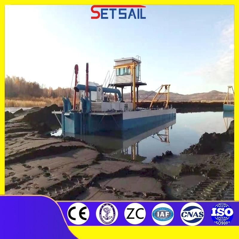 12 Inch Cutter Suction Dredging River Sand Boat for Lake Mud