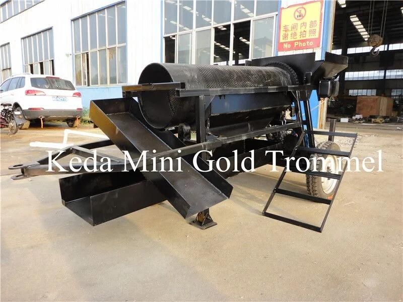 Mini Trommel Screen Used for Processing Gold with High Quality