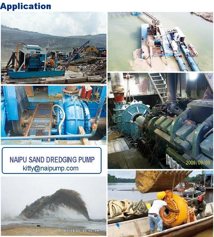 Ce Standard G Series Suction Dredge Pump to Suck Mud and Sand