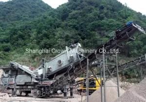 Mobile Stone Crusher Impact Crushing Station Plant