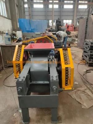 Smooth Double Roller Crasher Box Stone Breaking Machine