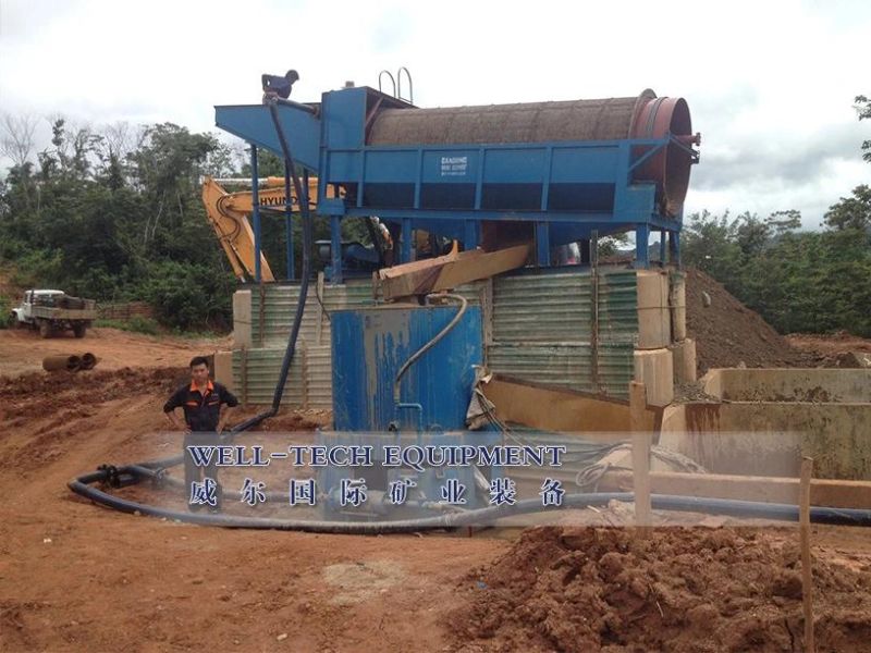 Topsoil Mobile Gold Trommel Screen