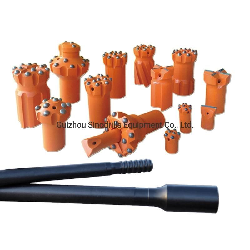 Downhole Rock Drilling Tools 142mm DHD 350 DTH Hammer Bit