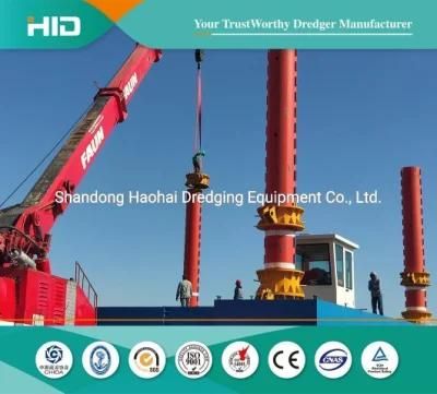 Professional Dredger Manufacturers Deck Barge Supply for River Sand Mining Project