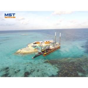 China 6inch Sea Cutter Suction Dredger Small Sand Dredging Machine Sand Discharge Boat
