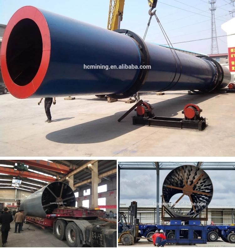 Industrial Coal Zinc Powder Gold Ore Copper Slag Dryer Rotary Drum Dryer