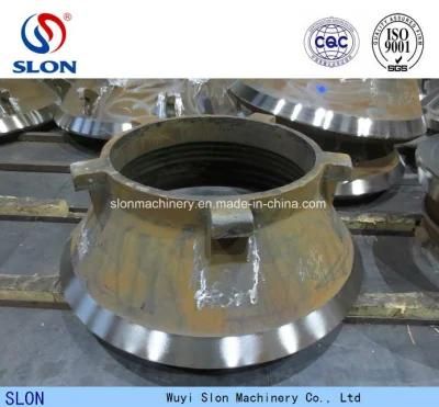 Manganese Casting Telsmith Spare Mantle Cone Crusher Parts