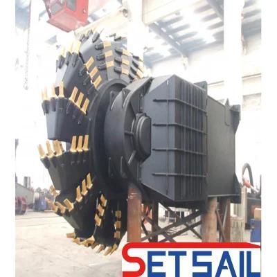 Hydraulic Wheel Bucket Head Mud Dredger with Diesel Engine