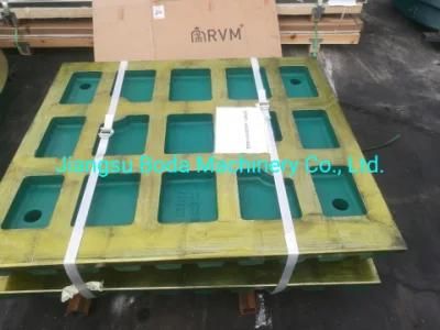 mm0219197 Manganese Jaw Plate Apply to C160 Jaw Crusher Wear Part