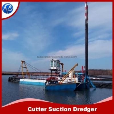 Heavy Duty Cutter Suction Dredger 14inch CSD350 with 12m Sand Dredge Depth and 1500m ...