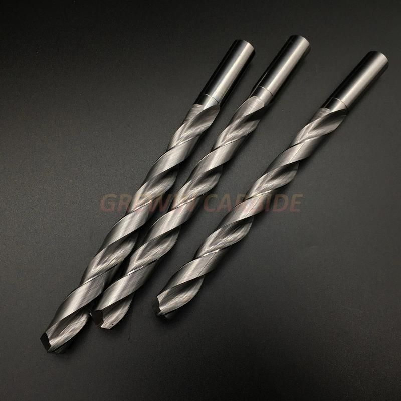 Gw Carbide-High Precision Solid Carbide Drills in HRC60 for Steel, Stainless Steel