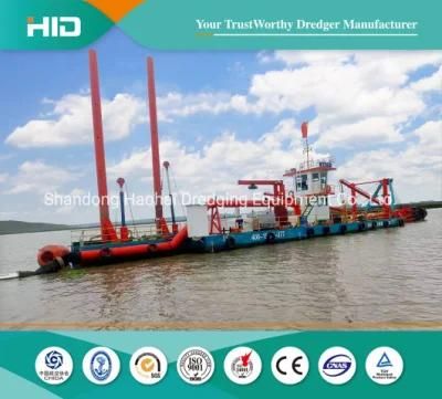 China Manufacturer Hydraulic Cutter Suction Dredger Machine for Sand Dredging and Land ...