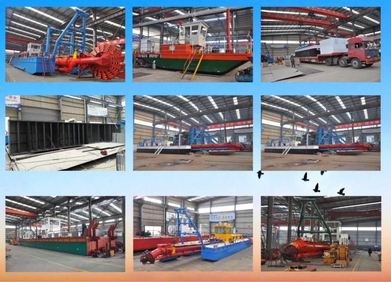 Julong- Customized Hydraulic Electric Drive Sand Cutter Suction Dredger for Hot Sale