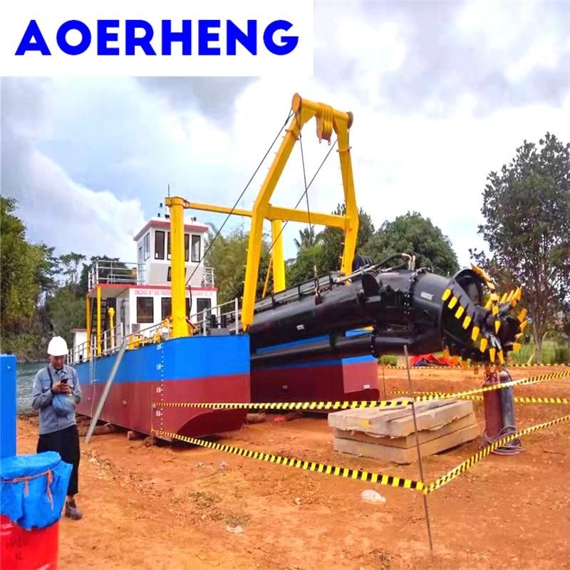 Rexroth Hydraulic Cutter Suction Head Dredging Ship with Shijiazhuang Pump