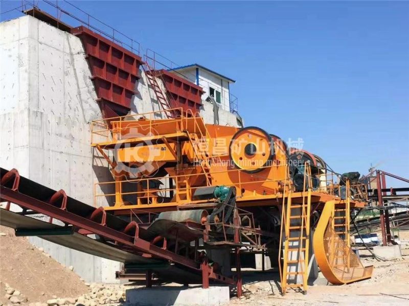 China Mining Manufacturer Rock Gold Stone Crusher Limestone PE250*400 Mobile Crushing Sation