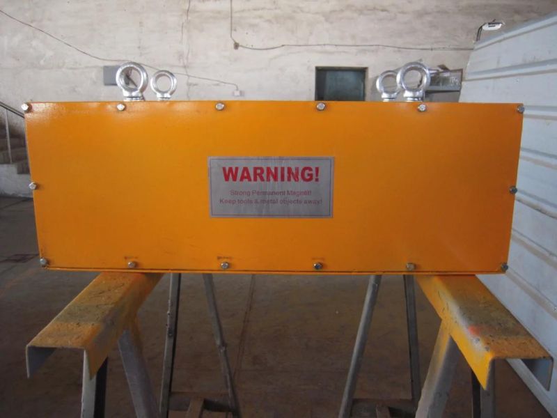 Magnetic Plates Above Conveyor Magnetic The Iron Separator Remover Metal Separator