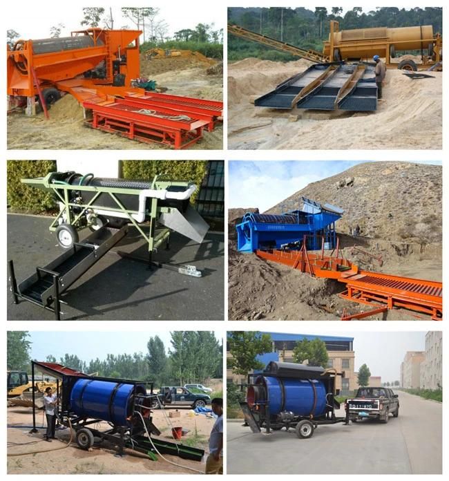 Mobile Gold Trommel Scrubber for Alluvial Gold Washing