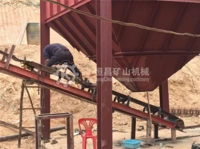 Gold Mining Transporting Equipment Sand Gravel Conveying System Machine Rubber Belt ...