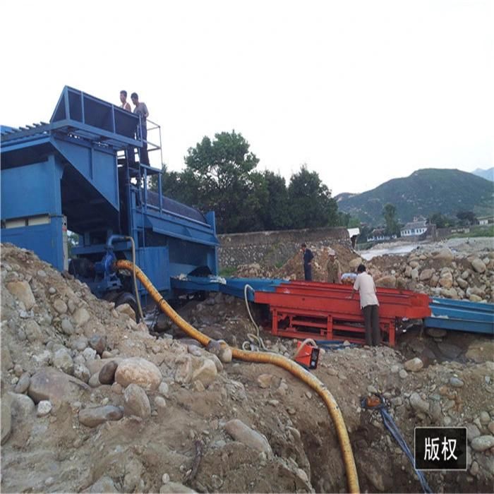 Gold Rotary Trommel Screen Gold Mining Machine