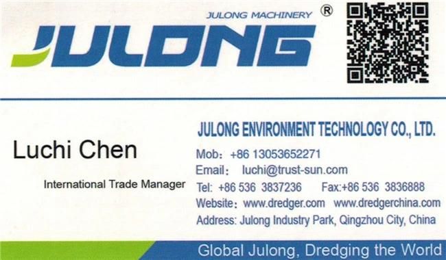 Julong Professional Cutter Suction Dredger with Dredge Pump