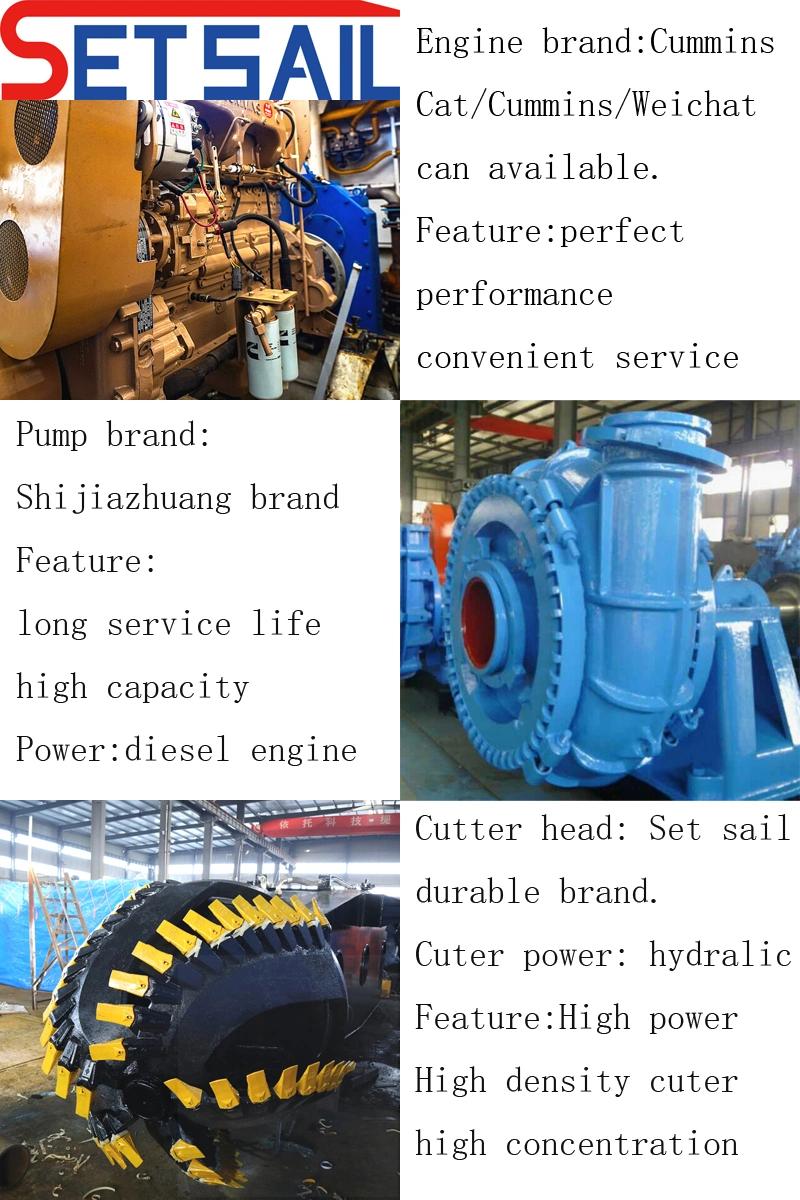 Rexroth Hydraulic Shijiazhuang Sand Pump 16 Inch Cutter Suction Dredger