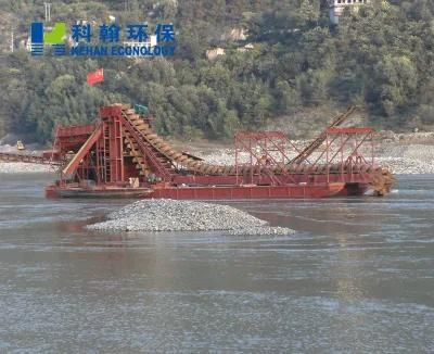 River or Land Gold Dredging Bucket Dredger for Sand Stone Ore